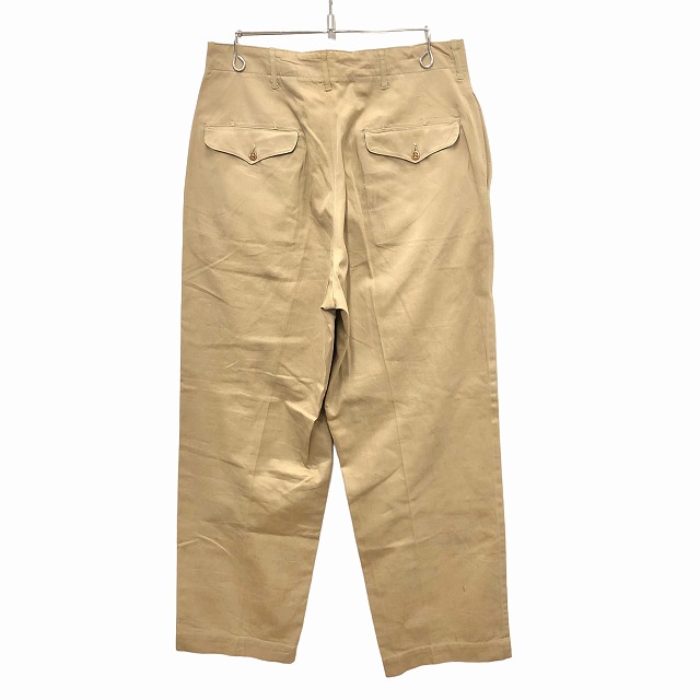 40's USMC chino trousers チノパン 尿素ボタン-