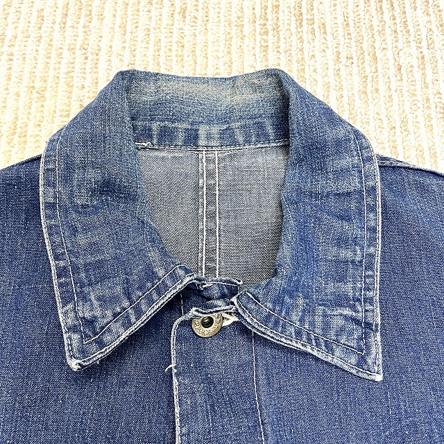 1940'S～1950'S VINTAGE DENIM COVERALL 「4ポケット、月桂樹ボタン