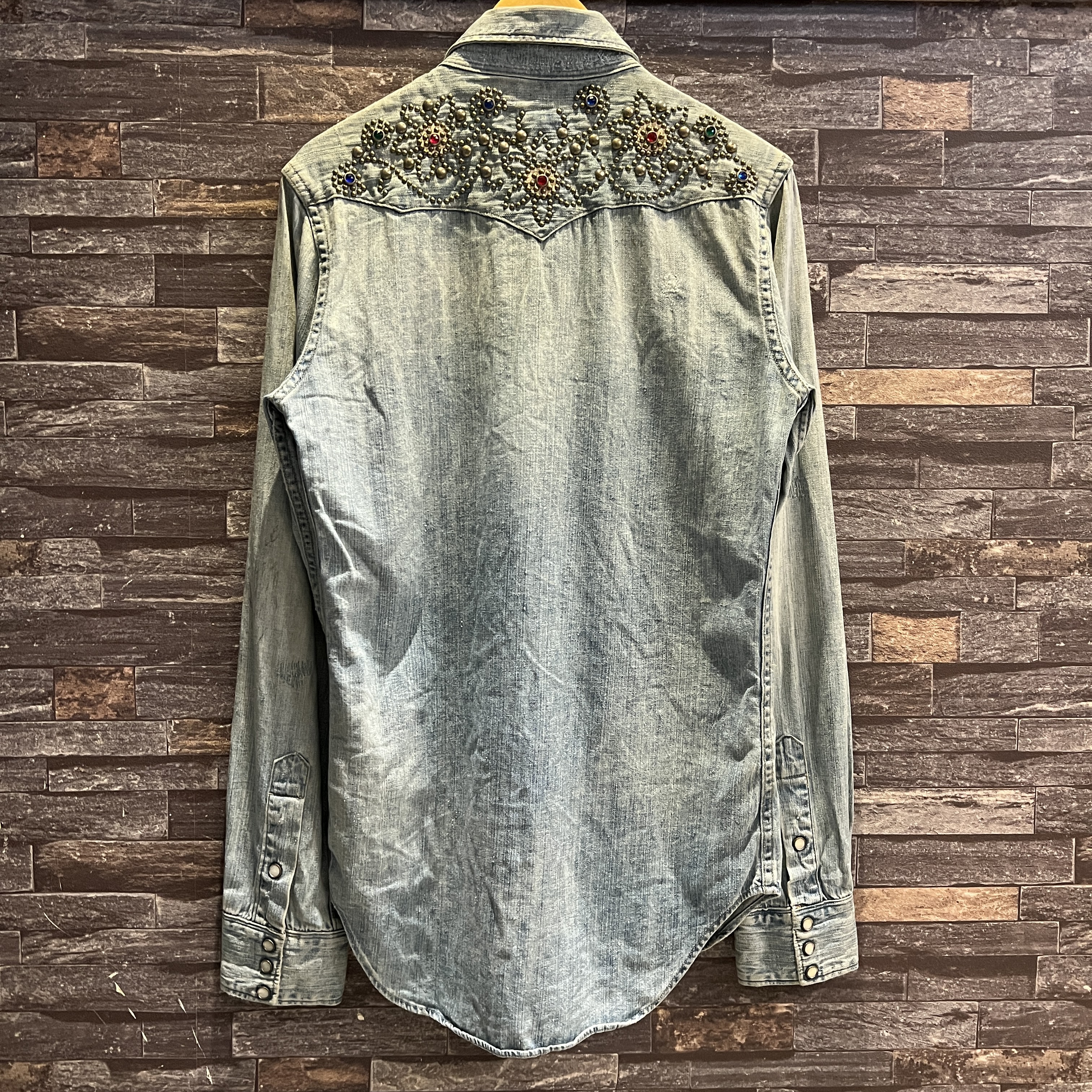 SPECIAL] RRL STUDS DENIM WESTERN SHIRT LIMITED EDITION 8 of
