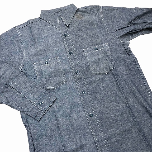 US NAVY CHAMBRAY SHIRT 40Ｓ 「デッドストック」｜SAFARI サファリ