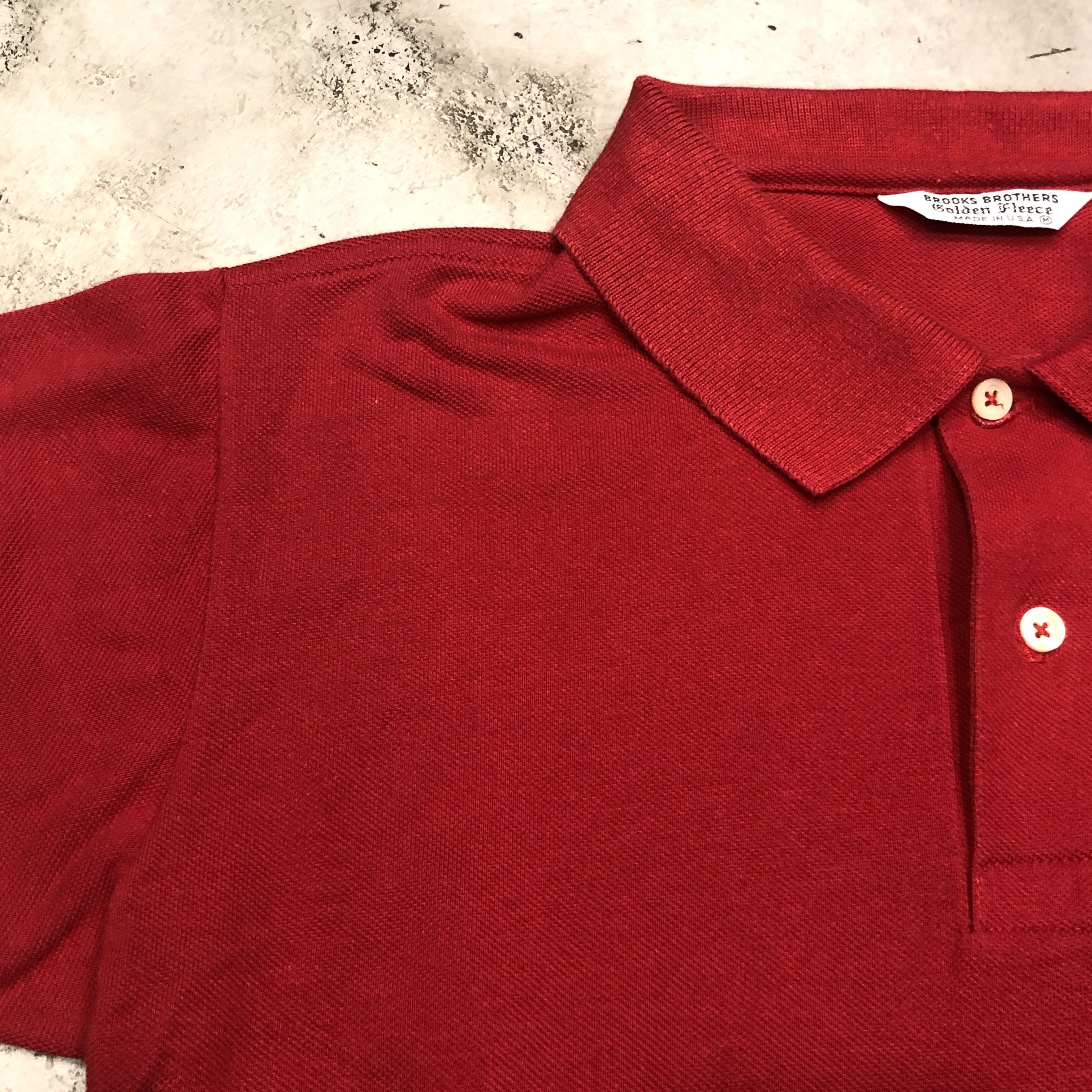 BROOKS BROTHERS POLO SHIRT MADE IN USA 1980's｜SAFARI