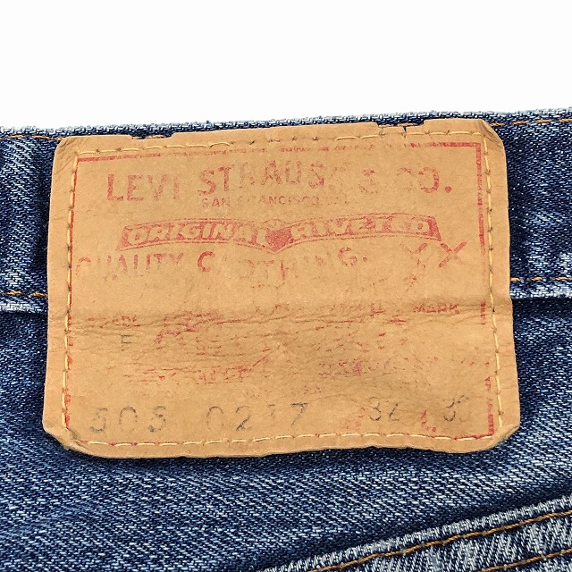 【超特価sale開催】  F-TYPE E BIG 505 LEVI'S CUT 「耳付き、SCOVILL SHORT OFF デュエルマスターズ
