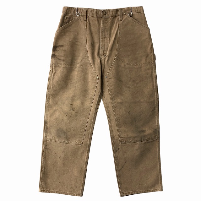 ク*ロ様 の*り様 carhartt ダブルニー ベージュ CARHARTT COTTON PANT 70S 「ダブルニー、ベージュ、実寸WL