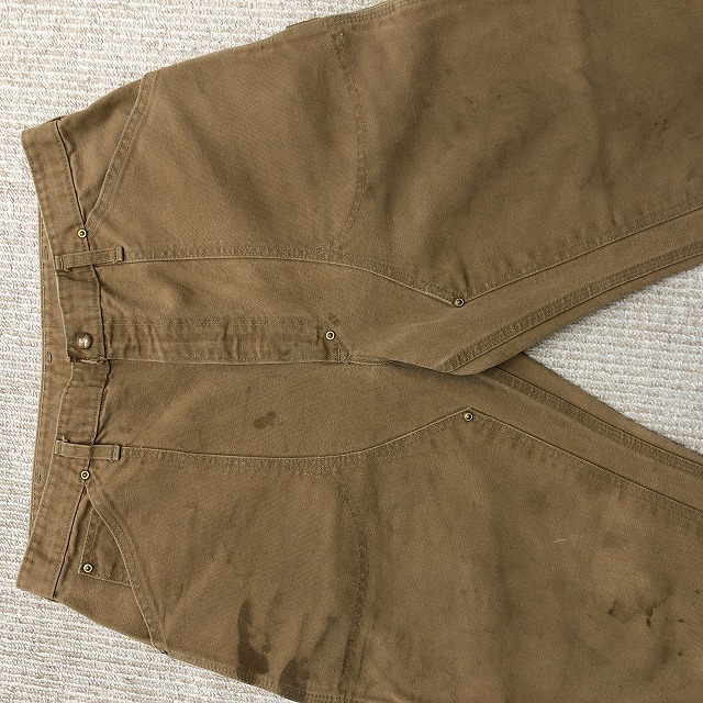 CARHARTT COTTON PANT 70S 「ダブルニー、ベージュ、実寸WL