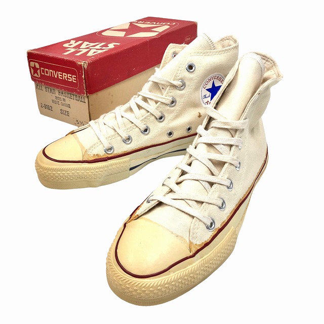 CONVERSE ALL STAR HI 80S 「デッドストック、生成り、 5 1/2 