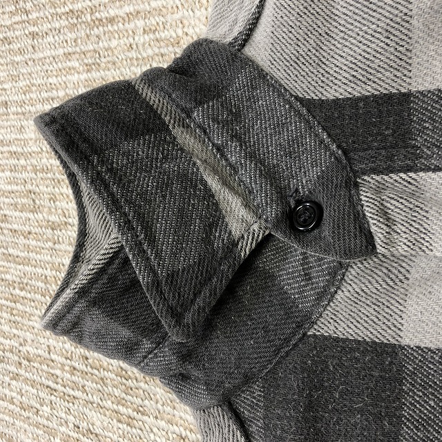 FIVE BROTHER FLANNEL SHIRT 80S 「ブロックチェック、グレー×ブラック