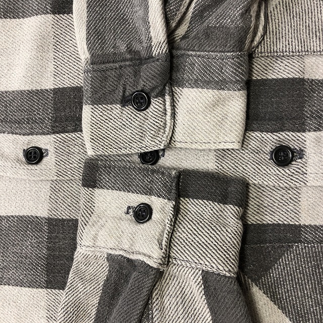 FIVE BROTHER FLANNEL SHIRT 80S 「ブロックチェック、グレー×ブラック