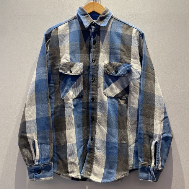 FIVE BROTHER FLANNEL SHIRT 80S 「ブルーチェック、SIZE M」｜SAFARI