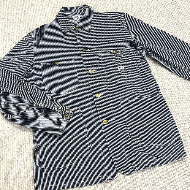 LEE 98-J HICKORY COVERALL 40S 「ハウスマーク、ロングL、36