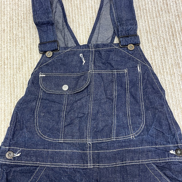 1940'S VINTAGE DENIM OVERALL WWⅡ 「大戦モデル、月桂樹ボタン