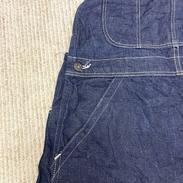 1940'S VINTAGE DENIM OVERALL WWⅡ 「大戦モデル、月桂樹ボタン