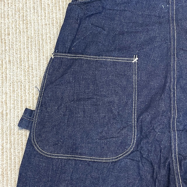 1940'S VINTAGE DENIM OVERALL WWⅡ 「大戦モデル、月桂樹ボタン