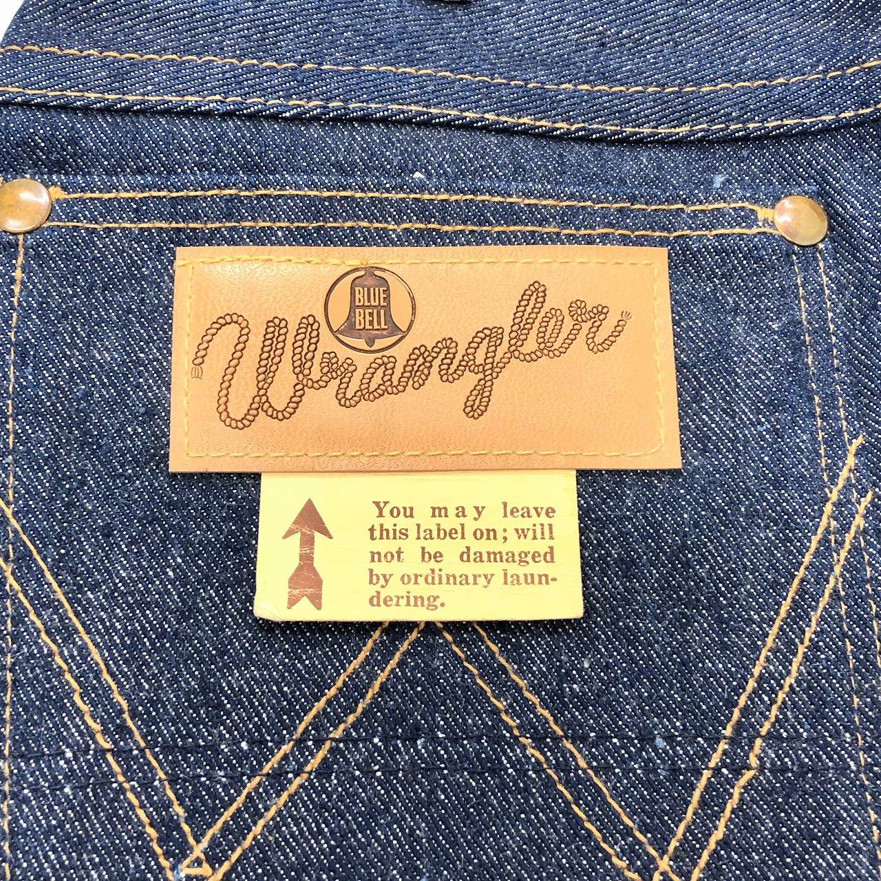 WRANGLER 11YMZ 50S 「デッドストック、縦ベル刺繍タグ、実寸 W27 L30