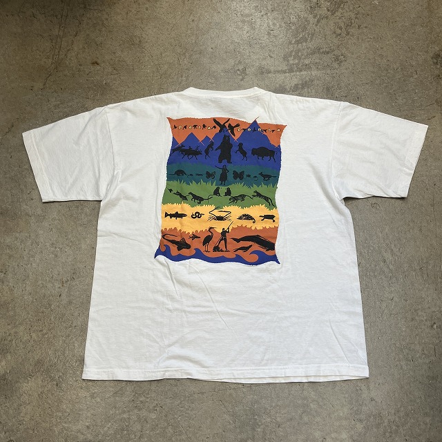 【レア物】90's TOO CUTE USA製 値下げしました！ PATAGONIA ''絶滅危惧種'' 1990'S OLD XL｜SAFARI サファリ