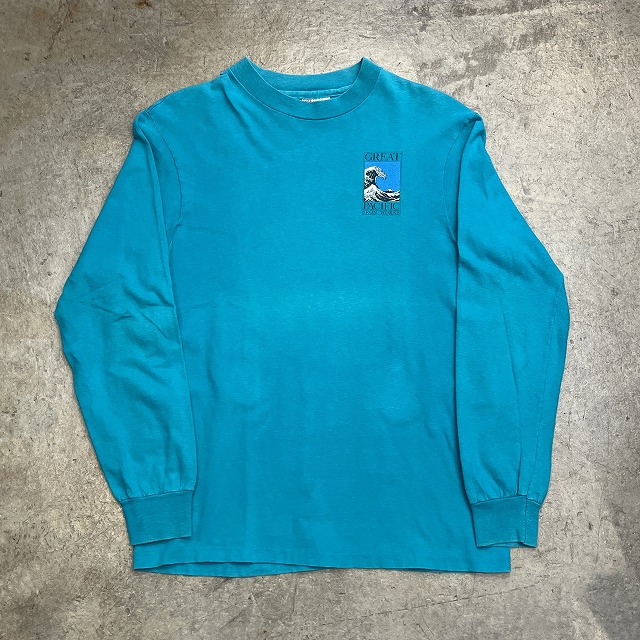 THE GREAT PACIFIC IRON WORKS L/S TEE 1980'S OLD｜SAFARI