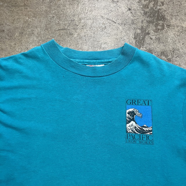 THE GREAT PACIFIC IRON WORKS L/S TEE 1980'S OLD｜SAFARI