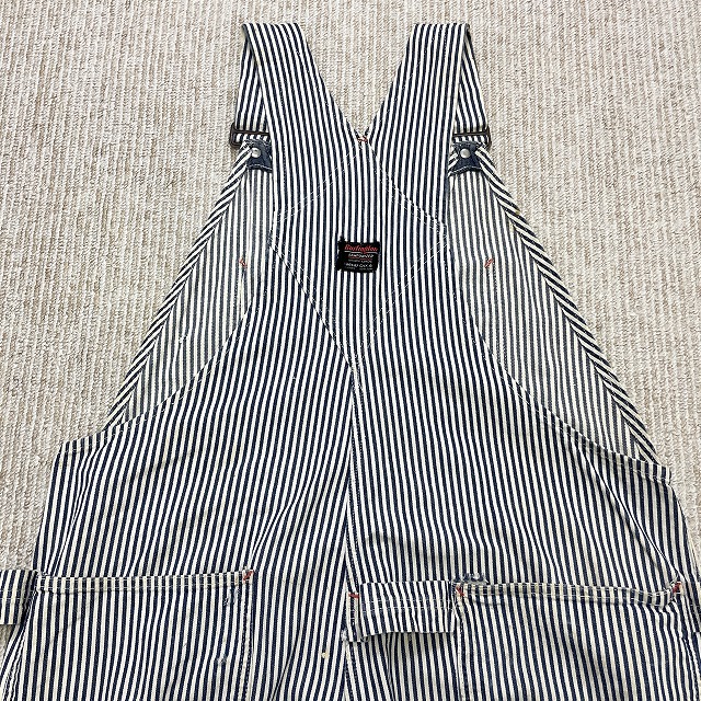 BURLINGTON HICKORY OVERALL 50S 「ダブルニー、エプロン欠損