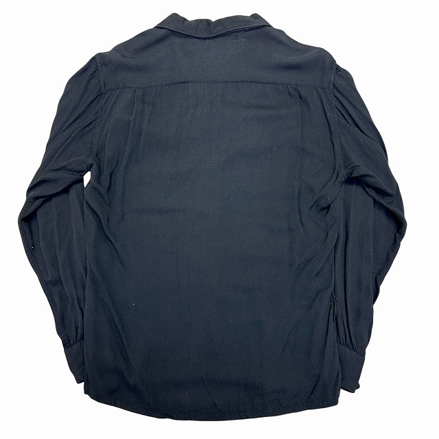 CAMPUS OPEN COLLAR RAYON SHIRT 60S 「ブラック、サイズM」｜SAFARI