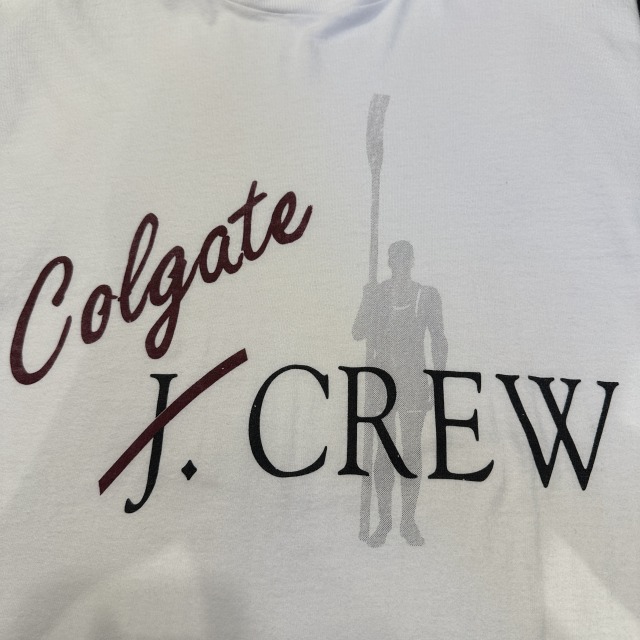 超希少 vintage 90s J.CREW ローデンコート 巨人タグ　初期 J. CREW LOGO T-SHIRT 90S 「巨人タグロゴ、SIZE L」｜SAFARI サファリ