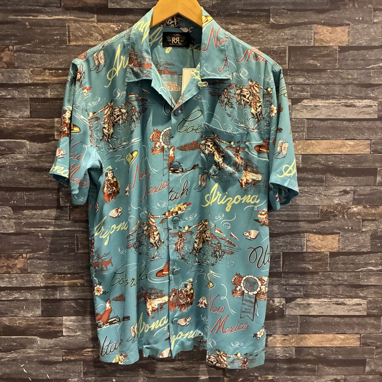 トップス RRL COWBOY PRINT VACATION SHIRTS NEW] RRL COWBOY HAWAIIAN SHIRT｜SAFARI サファリ｜高円寺 吉祥寺