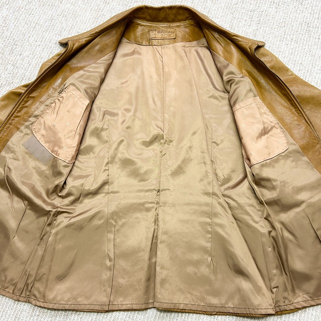 OSHWAHKON CRAFT LEATHER JACKET 70S 「キャメル、サイズ46」｜SAFARI