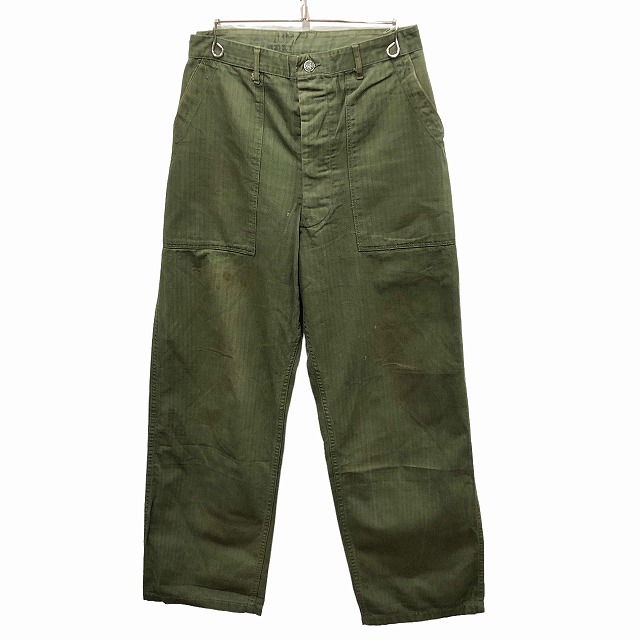 US ARMY HBT BAKER PANT 40S 「13スターボタン、実寸W31 L31」｜SAFARI