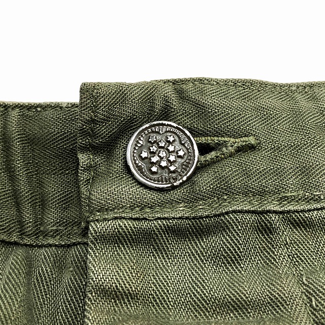 US ARMY HBT BAKER PANT 40S 「13スターボタン、実寸W31 L31」｜SAFARI