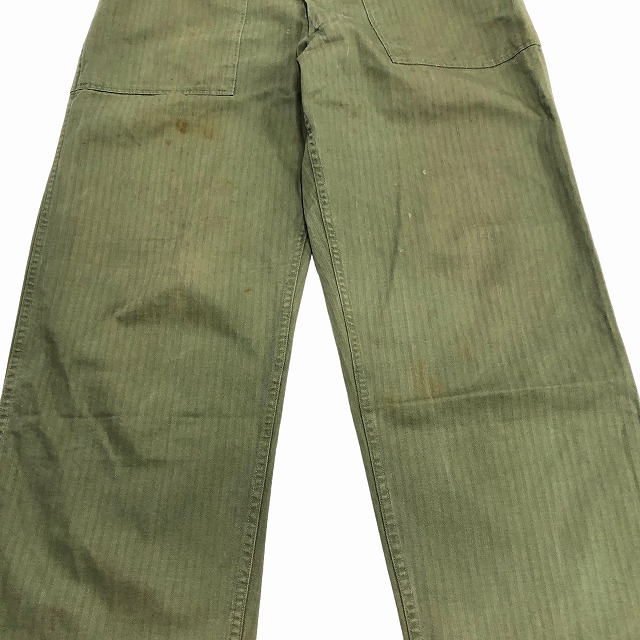 US ARMY HBT BAKER PANT 40S 「13スターボタン、実寸W31 L31」｜SAFARI