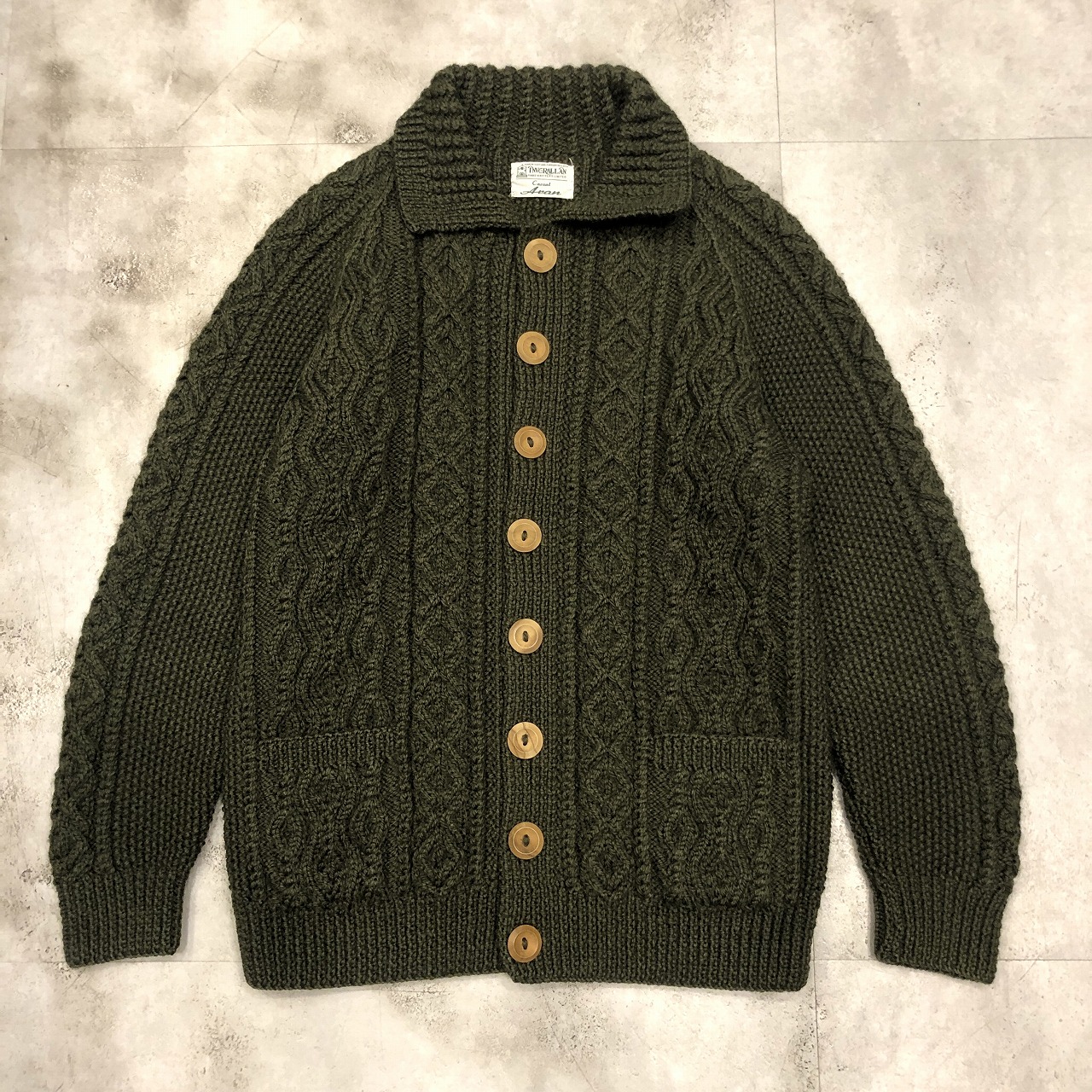 INVERALLAN 3A WOOL CARDIGAN MADE IN SCOTLAND｜SAFARI サファリ