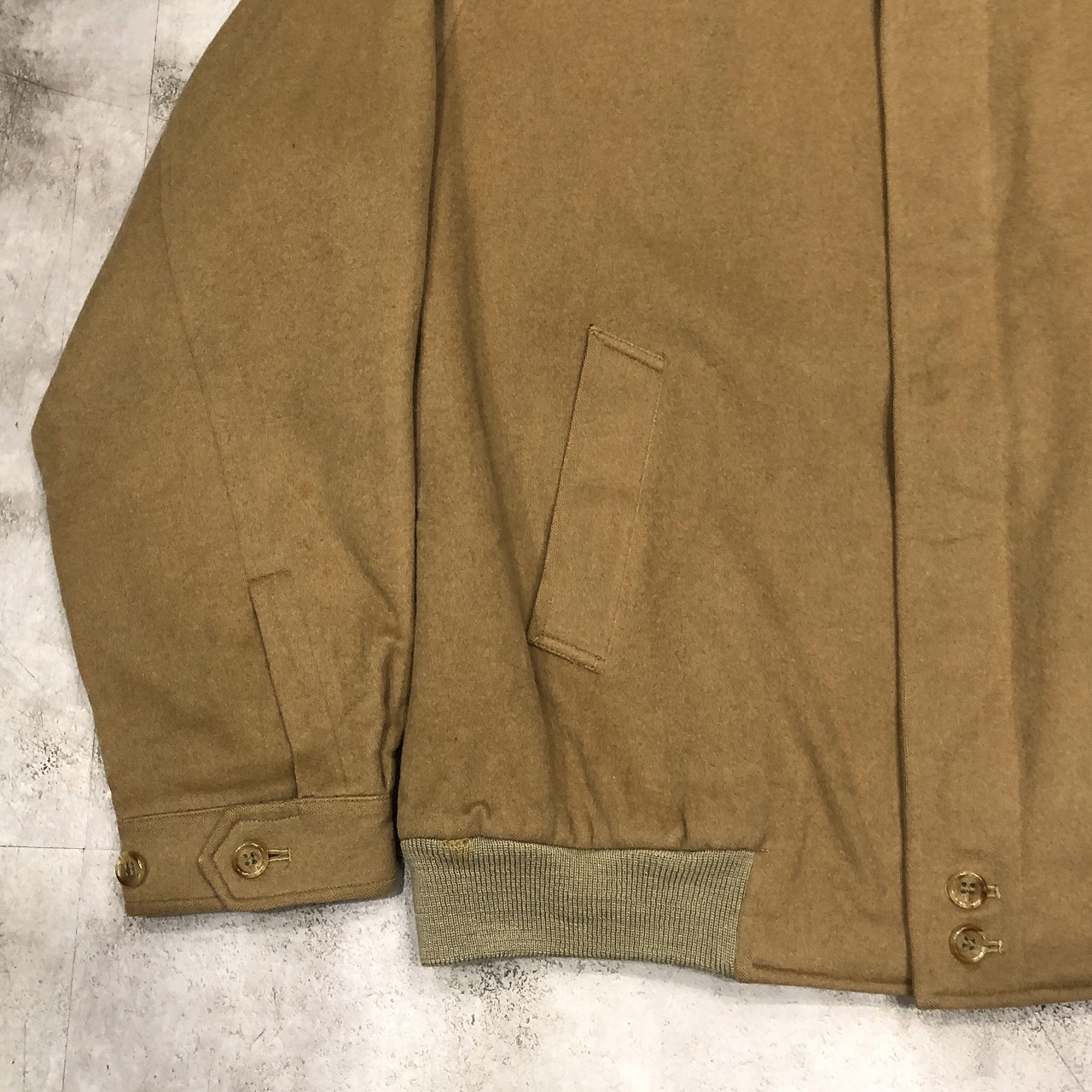 BURBERRYS WOOL ALPACA HARRINGTON JACKET MADE IN ENGLAND 1枚袖