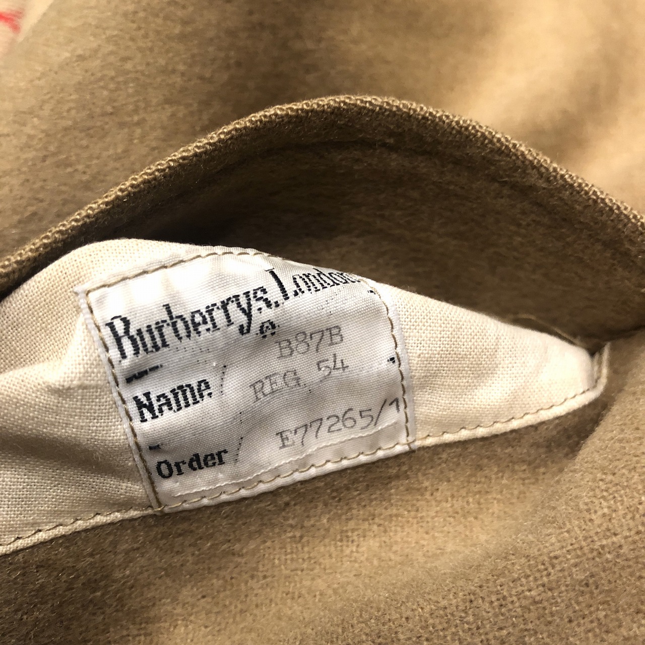 BURBERRYS WOOL ALPACA HARRINGTON JACKET MADE IN ENGLAND 1枚袖