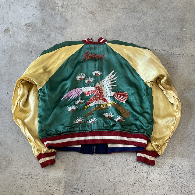 1960'S VINTAGE SOUVENIR JACKET 「別珍、ネイビー、KOREA」｜SAFARI