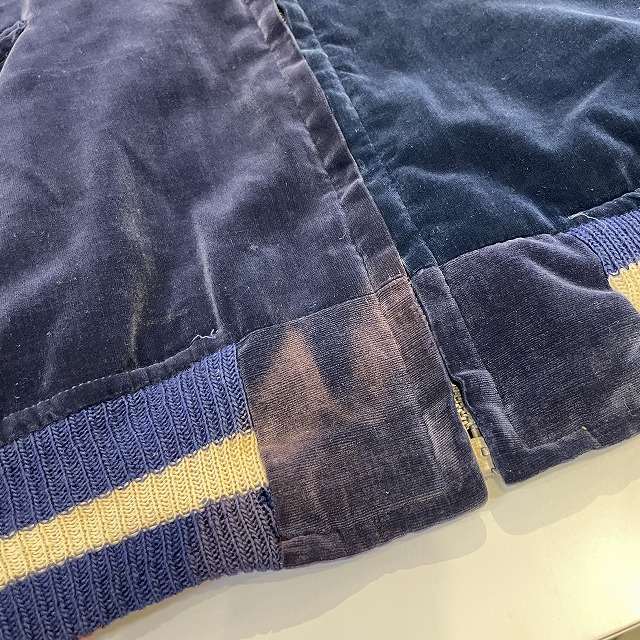1960'S VINTAGE SOUVENIR JACKET 「別珍、ネイビー、KOREA」｜SAFARI