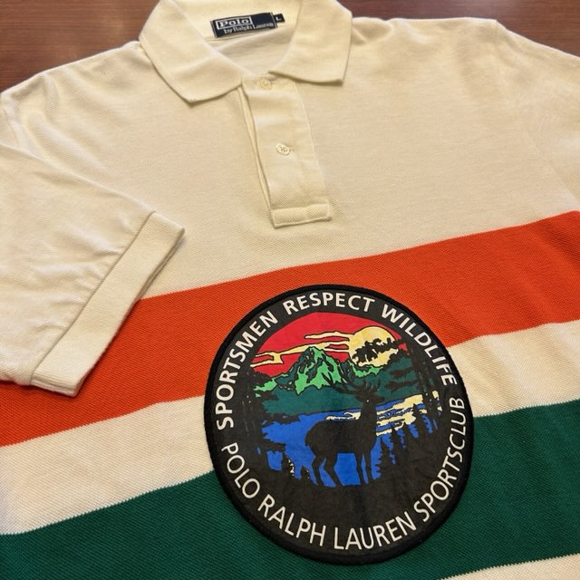 RALPH LAUREN POLO SPORTSMAN POLO SHIRT 1990'S OLD｜SAFARI サファリ