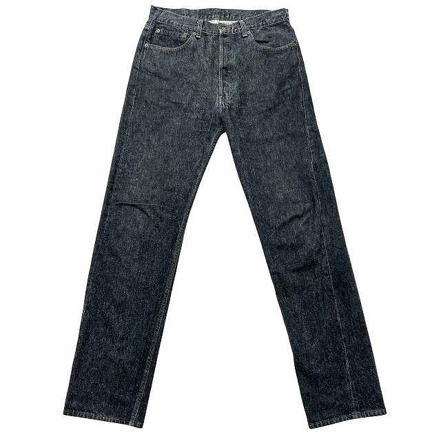 LEVI'S 501 BLACK DENIM PANT 「先染めブラック、USA製、実寸W32 L34