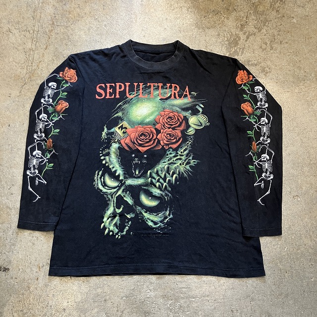 SEPULTURA L/S TEE 1990'S OLD BOOTLEG｜SAFARI サファリ｜高円寺
