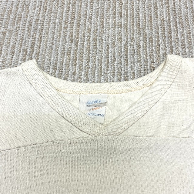 NIKE FOOTBALL TEE 70S 「Vネック、ゴツナイキ、染み込みプリント