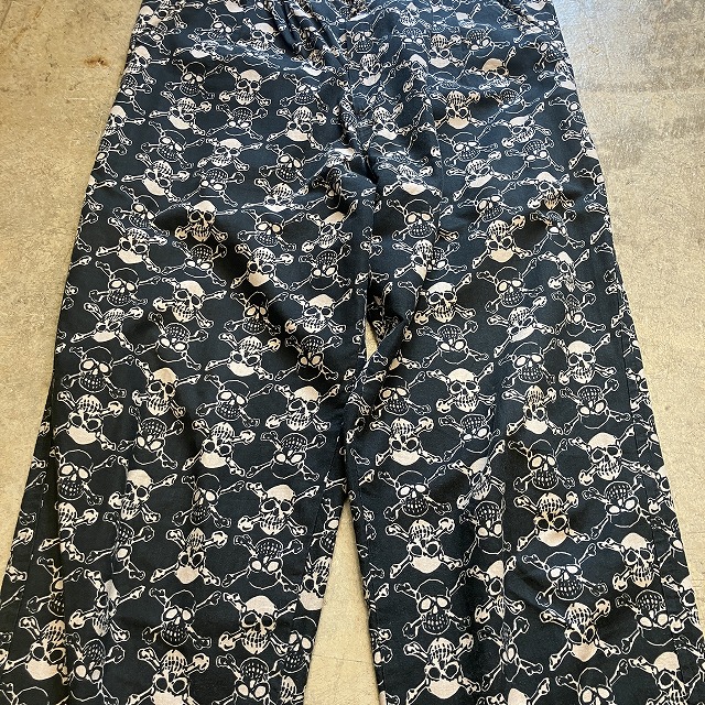 SPECIAL】LIFE'S A BEACH ''SKULL'' COTTON PANTS 1980'S OLD