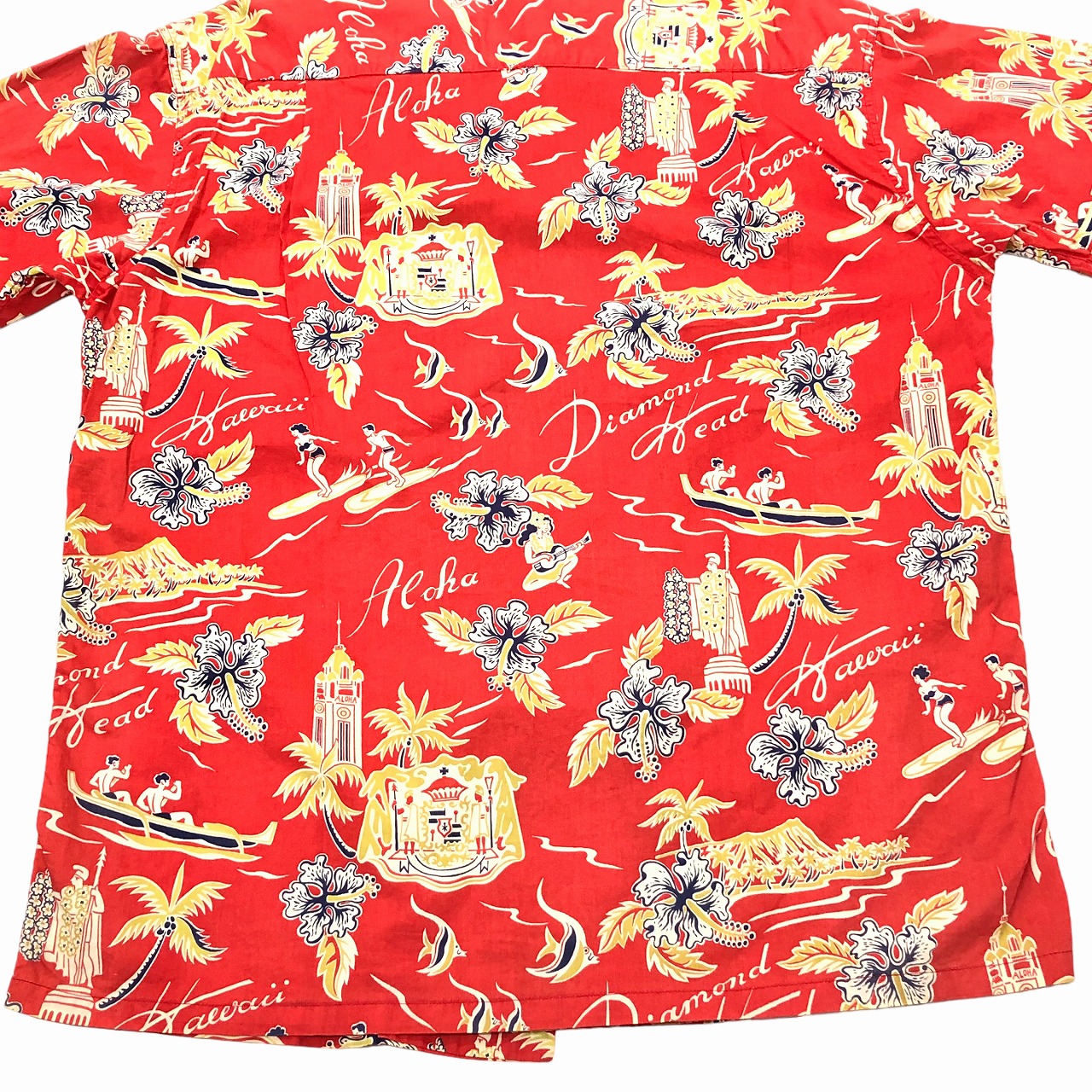 KUU-IPO COTTON HAWAIIAN SHIRT 1950'S VINTAGE｜SAFARI サファリ 