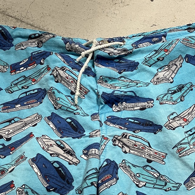 バーバリー サファリジャケット サイズL LIFE'S A BEACH CAR PRINT PANTS 1980'S OLD~ USA｜SAFARI