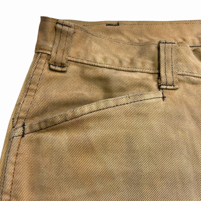 FIVE BROTHER FRISCO TYPE COTTON PANT 「後染めブラウン、実寸