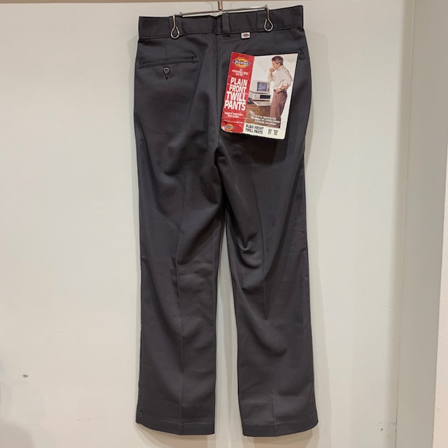 DEAD STOCK】DICKIES PLAIN FRONT TWILL PANTS 31×32 1980'S OLD ...