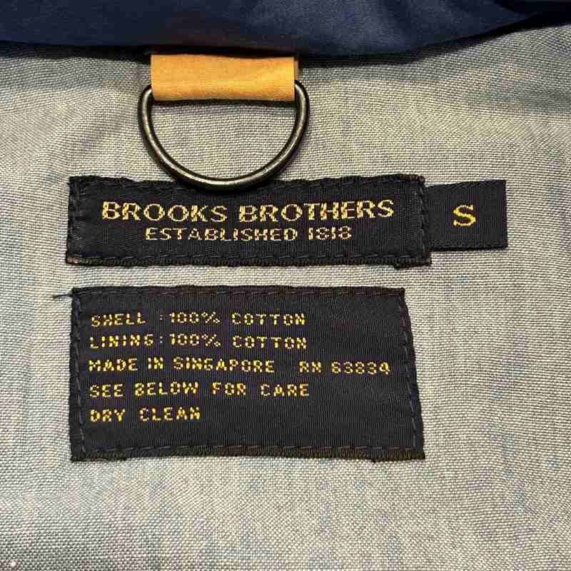 BROOKS BROTHERS COTTON BORDER BLOUSON 1980'S OLD｜SAFARI
