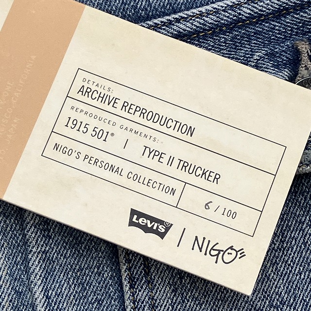 SPECIAL］LEVI'S® X NIGO® 1950s TYPE II TRUCKER 507XX 40