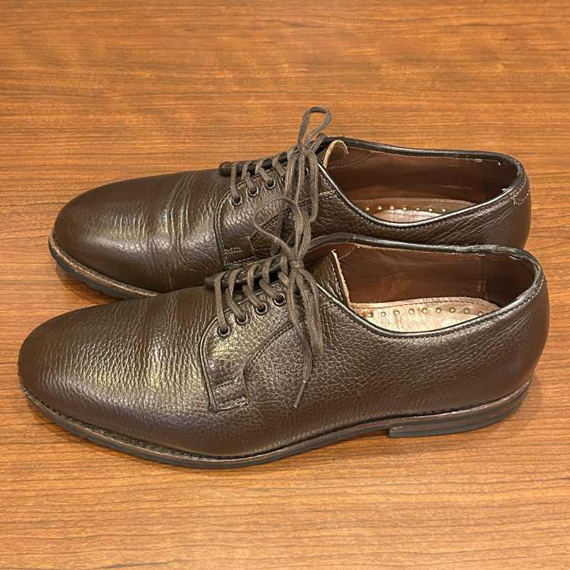 靴 BROOKS BROTHERS x ALLEN EDMONDS / 8E Brooks Brothers Shoes Mens 9 E Brown Leather Perforated Cap