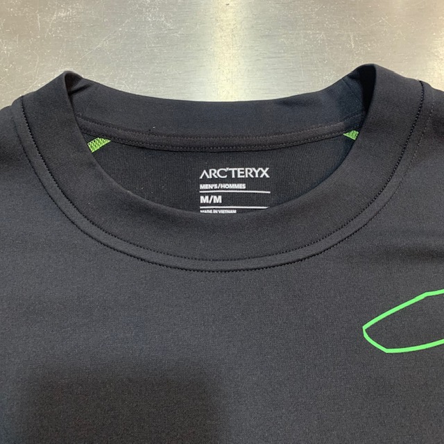 arc'teryx system a コパル グロット ライン Tシャツ 黒 M