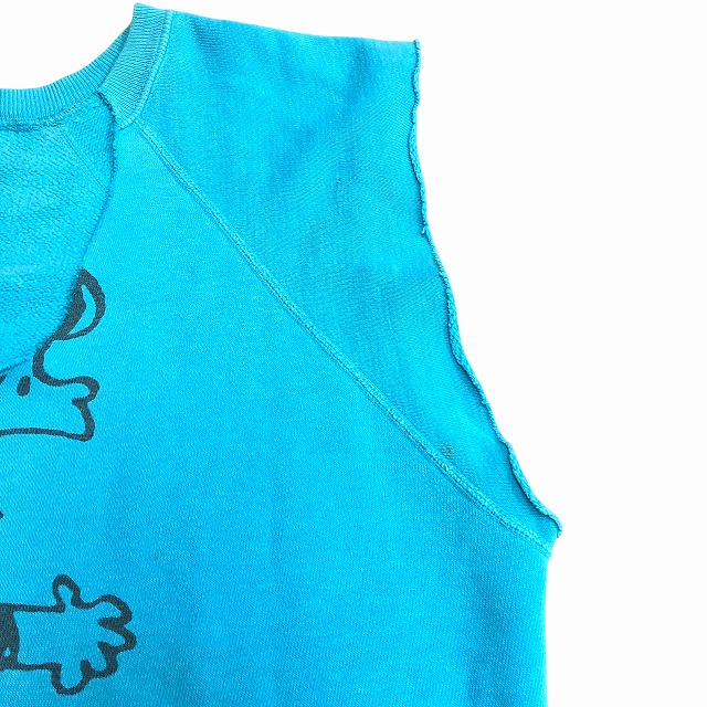 SPRUCE CUT OFF SWEAT SHIRT 60S 「LUCY、サックスブルー、L