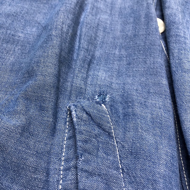 KING KOLE BETA CHAMBRAY SHIRT 50S 「襟ダブルステッチ、マチ