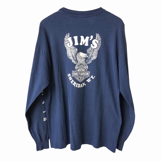 HARLEY-DAVIDSON L/S T-SHIRT 80S 「SHERIDAN, WY、イーグル
