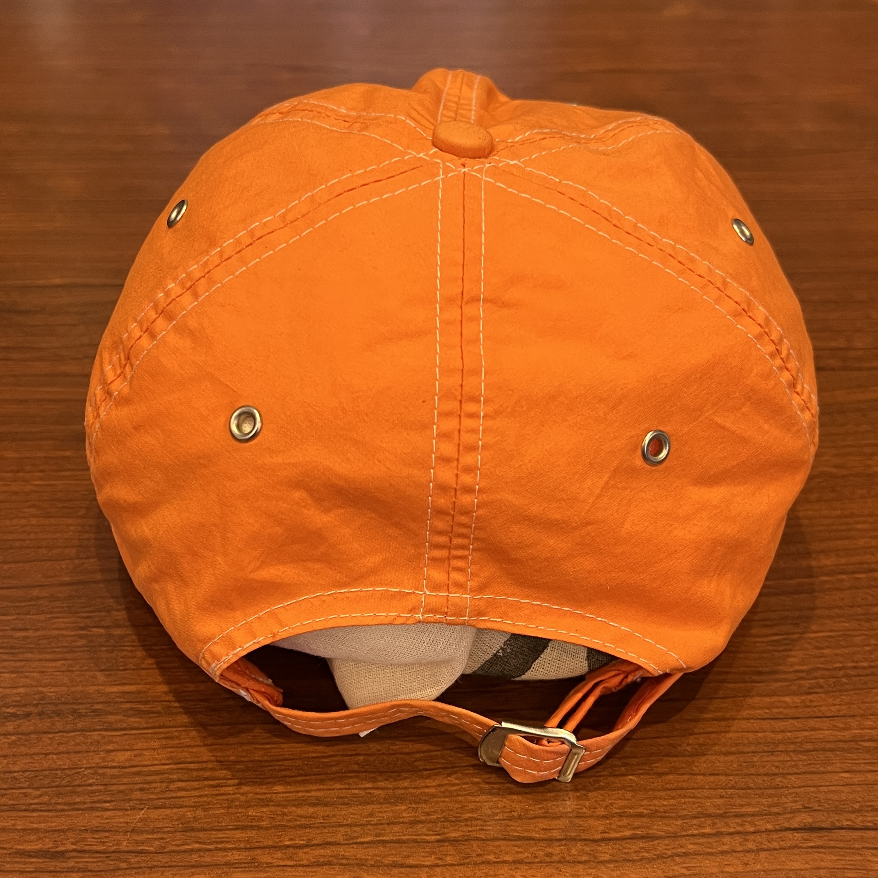 POLO SPORT NYLON LOGO CAP ORANGE 1990'S OLD｜SAFARI サファリ